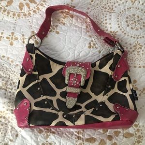 Cow Print Purse